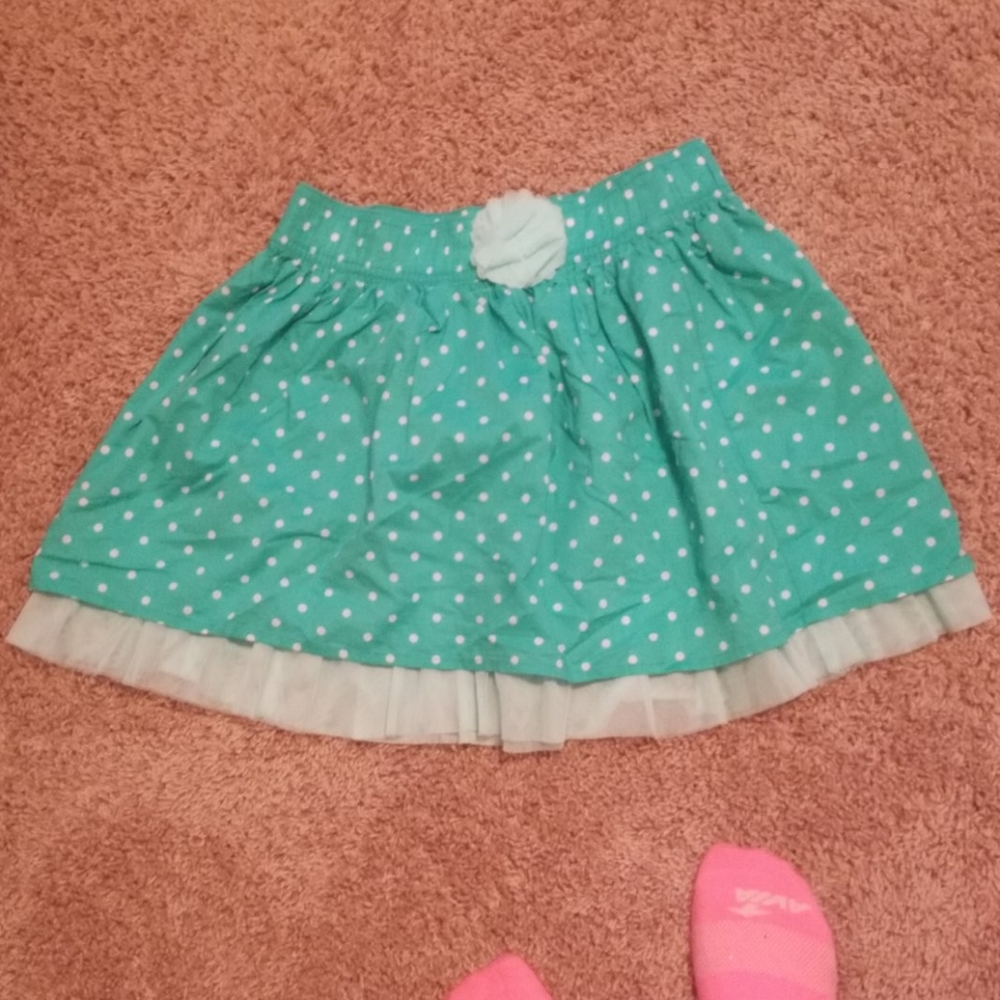 Mint green skirt